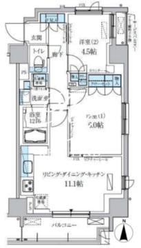 パークアクシス両国馬車通り 809 間取り図
