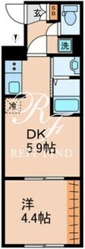 グランパセオ大森北 309 間取り図