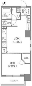 ルクレ新川レジデンス 1001 間取り図