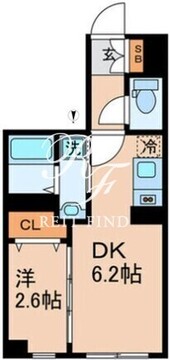 グランパセオ大森北 105 間取り図