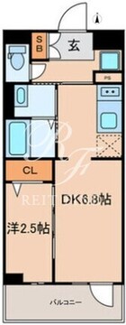 グランパセオ大森北 101 間取り図
