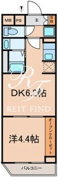 グランパセオ大森北 404 間取り図