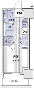 エスティメゾン大島 208 間取り図
