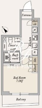 ラドゥセール大島 303 間取り図