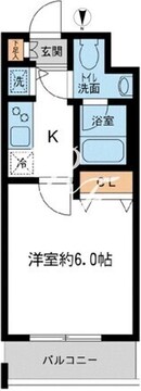 KDXレジデンス大島 805 間取り図