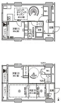 東雲キャナルコートCODAN 12-604 間取り図