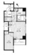 コスモリード新宿余丁町 210 間取り図
