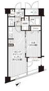 コスモリード新宿余丁町 403 間取り図