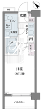 エコロジー都立大学レジデンス 310 間取り図