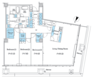 二番町テラス 1209 間取り図