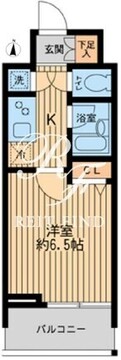 HF早稲田レジデンス 1-410 間取り図