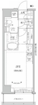 リルシア両国2 202 間取り図
