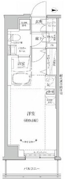 リルシア両国2 302 間取り図