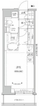 リルシア両国2 402 間取り図