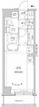 リルシア両国2 502 間取り図
