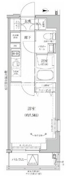 リルシア両国2 203 間取り図
