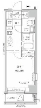 リルシア両国2 703 間取り図