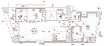 ザ・パームス代々木上原コスモテラス 303 間取り図