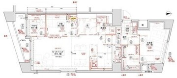 ザ・パームス代々木上原コスモテラス 502 間取り図