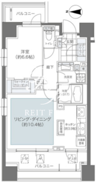 メゾンカルム本郷 302 間取り図