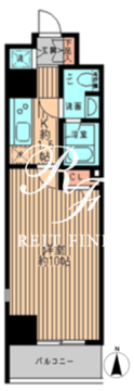 レガーロ御茶ノ水1 507 間取り図