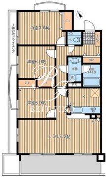 HF馬込レジデンス 310 間取り図