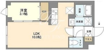 ウェルスクエア笹塚2 103 間取り図