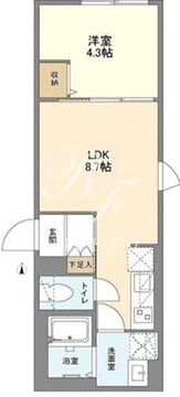 ウェルスクエア笹塚2 101 間取り図