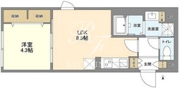 ウェルスクエア笹塚2 204 間取り図