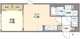 ウェルスクエア笹塚2 204 間取り図