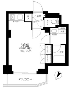 TAS田園調布レジデンス 304 間取り図