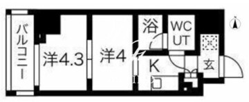 スパシエ蒲田グランドタワー 908 間取り図