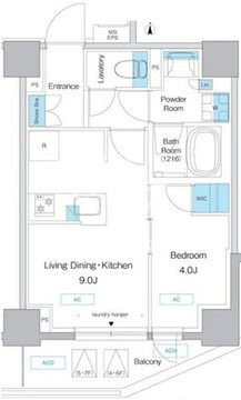 プレディアコート板橋 602 間取り図