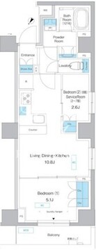 プレディアコート板橋 205 間取り図