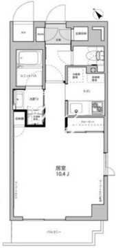 プライムアーバン麻布十番 1102 間取り図