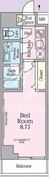 アークマーク池袋本町 311 間取り図