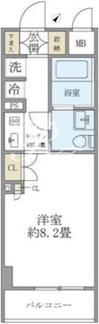 ジオエント駒込 104 間取り図