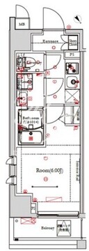 ガリシア武蔵小山 703 間取り図