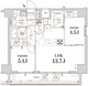 ログ駒込 903 間取り図