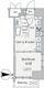Totsu Residence Kaminarimon 802 間取り図