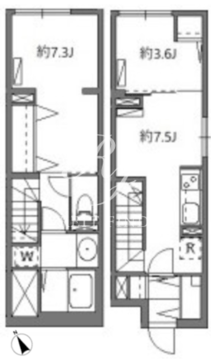 ソラシアレジデンス学芸大学2 107 間取り図