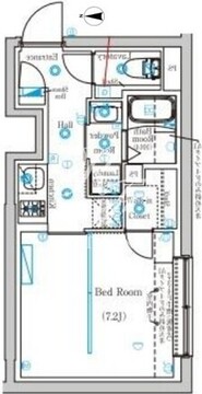 マインドカマタ 206 間取り図