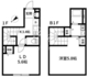 リバーレジデンス用賀 101 間取り図