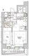 シーフォルム住吉3 201 間取り図
