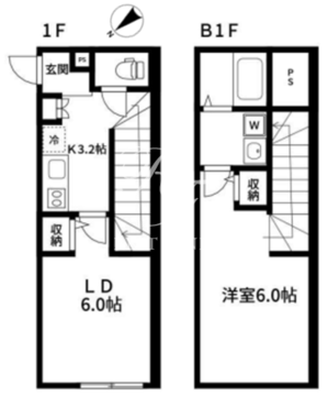リバーレジデンス用賀 103 間取り図