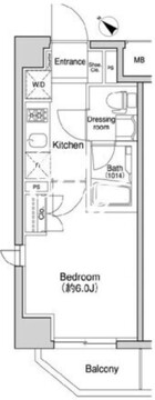 プラウドフラット森下 806 間取り図