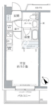プライムアーバン豊洲 203 間取り図