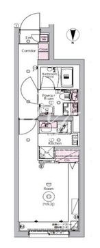 シーネクス西大井 403 間取り図