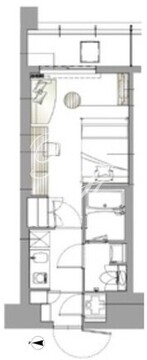 レックスガーデン神楽坂北町 605 間取り図