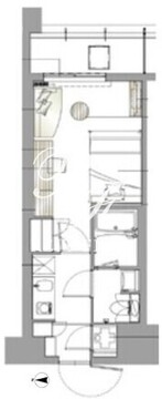 レックスガーデン神楽坂北町 507 間取り図